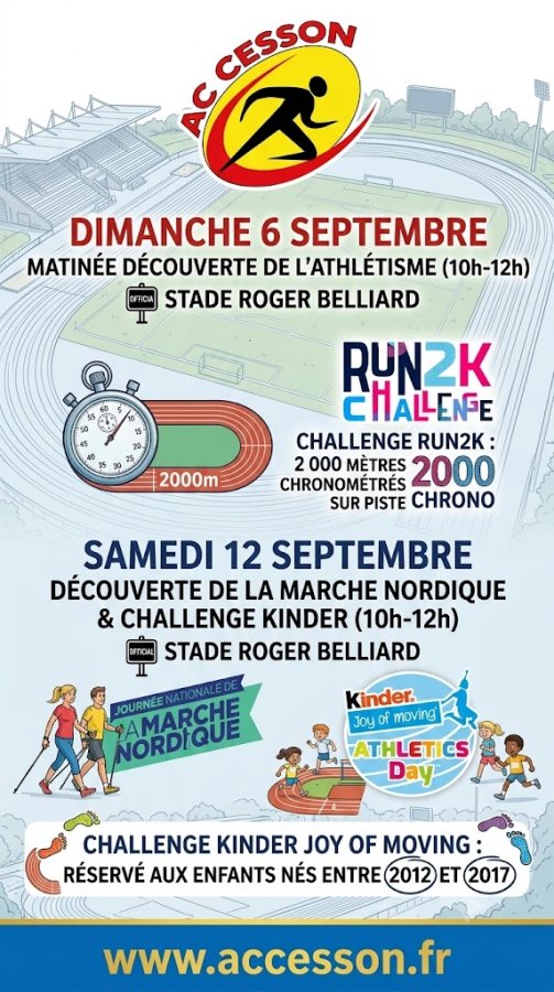 L'AC CESSON prépare déjà la rentrée !